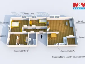 Prodej bytu 4+kk, Vejprnice, Dukelská, 108 m2