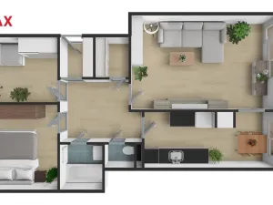 Prodej bytu 3+1, Jesenice, V Lázních, 72 m2