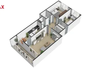 Prodej bytu 3+1, Jesenice, V Lázních, 72 m2