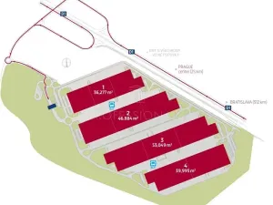 Pronájem skladu, Strančice, 23569 m2