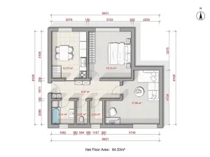 Prodej bytu 2+1, Chrast, Jiráskova, 62 m2