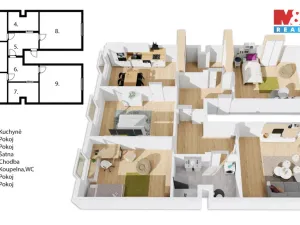Prodej bytu 5+kk, Jičín - Holínské Předměstí, Jiráskova, 139 m2