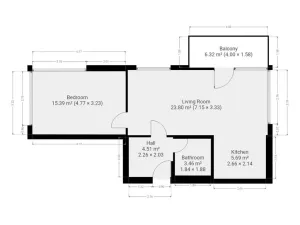 Pronájem bytu 2+kk, Horoměřice, Žižkova, 55 m2