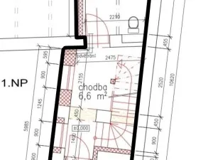 Pronájem bytu 2+kk, Jablonec nad Nisou, Nádražní, 55 m2