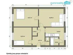 Pronájem bytu 3+1, Mariánské Lázně - Úšovice, Hroznatova, 64 m2