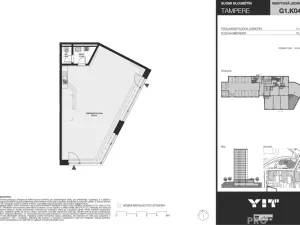 Prodej obchodního prostoru, Praha, Waltariho, 72 m2