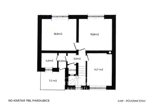 Prodej rodinného domu, Pardubice, Krátká, 140 m2