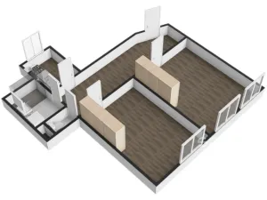 Pronájem bytu 2+1, Liberec - Liberec IV-Perštýn, Revoluční, 55 m2