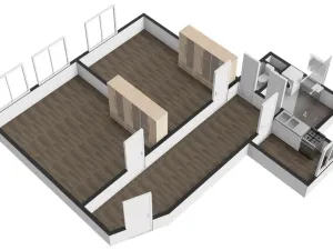 Pronájem bytu 2+1, Liberec - Liberec IV-Perštýn, Revoluční, 55 m2