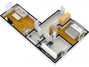 Pronájem bytu 2+1, Praha - Vokovice, Kladenská, 56 m2