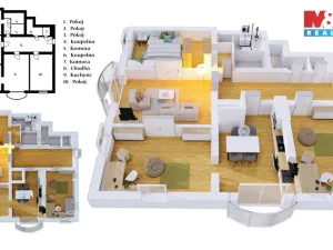 Prodej bytu 4+1, Praha - Nové Město, Trojická, 148 m2