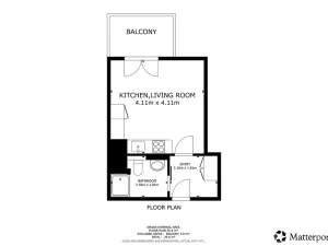 Pronájem bytu 1+kk, Praha - Vršovice, Krymská, 24 m2