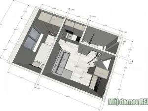 Pronájem bytu 2+1, Praha - Žižkov, Na Jarově, 50 m2