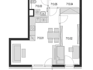 Prodej bytu 2+kk, Praha - Háje, Jurkovičova, 50 m2