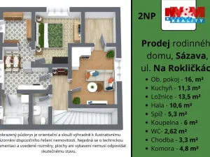 Prodej rodinného domu, Sázava, Na Rokličkách, 145 m2