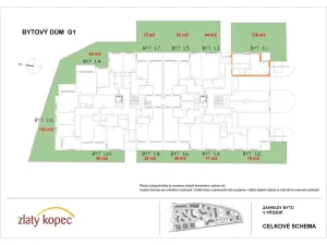 Pronájem bytu 2+kk, Přezletice, Pod Zahrady, 54 m2