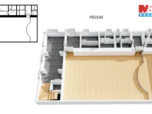Pronájem obchodního prostoru, Jesenice, Budějovická, 289 m2