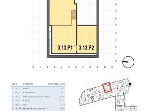 Prodej bytu 3+kk, Vrchlabí - Hořejší Vrchlabí, Horská, 73 m2