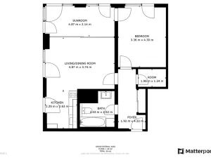 Pronájem bytu 2+kk, Praha - Žižkov, Olšanská, 56 m2