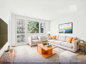 Prodej bytu 3+1, Praha - Hlubočepy, Lamačova, 67 m2