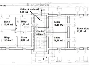Prodej obchodního prostoru, České Budějovice - České Budějovice 4, Hlinská, 440 m2