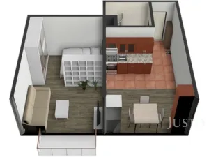 Prodej bytu 1+1, Písek - Budějovické Předměstí, třída Přátelství, 38 m2