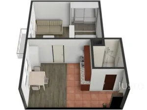 Prodej bytu 1+1, Písek - Budějovické Předměstí, třída Přátelství, 38 m2