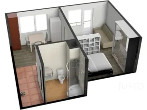 Prodej bytu 1+1, Písek - Budějovické Předměstí, třída Přátelství, 38 m2