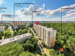 Prodej bytu 3+1, Praha - Modřany, Urbánkova, 79 m2