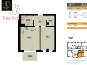 Prodej bytu 2+kk, Mělník, Vlasákova, 38 m2