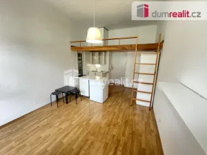 Pronájem bytu 1+kk, Praha - Smíchov, Kmochova, 25 m2