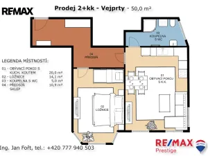 Prodej bytu 2+kk, Vejprty, Úzká, 58 m2
