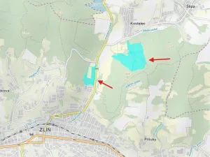 Dražba lesa, Zlín, 707167 m2