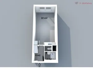 Prodej bytu 1+kk, Milevsko, Písecké předměstí, 29 m2