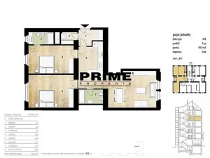 Pronájem bytu 3+kk, Praha - Vinohrady, Vinohradská, 94 m2