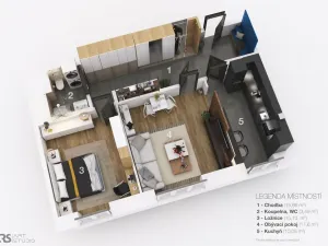 Prodej bytu 2+1, Kladno, gen. Píky, 62 m2