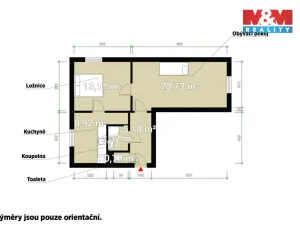 Prodej bytu 2+1, Praha - Vokovice, Liberijská, 51 m2