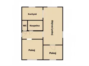 Prodej bytu 3+1, Očihov, 82 m2