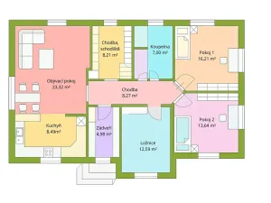 Prodej rodinného domu, Líně, Polní, 104 m2