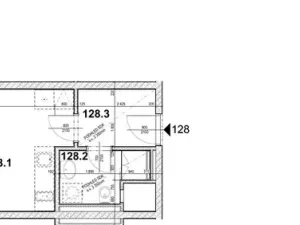 Pronájem bytu 1+kk, Praha - Hloubětín, Poděbradská, 32 m2