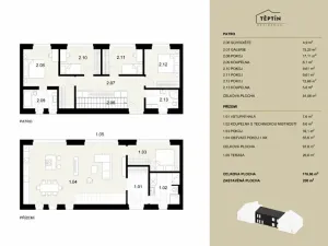 Prodej rodinného domu, Kamenice, 178 m2