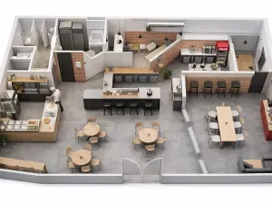 Pronájem restaurace, Praha - Malešice, U tvrze, 180 m2