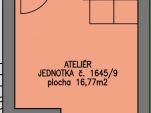 Prodej bytu 1+kk, Hořovice, Pražská, 16 m2