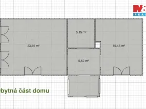 Prodej rodinného domu, Častohostice, 49 m2
