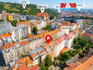 Prodej bytu 2+kk, Praha - Smíchov, Grafická, 56 m2