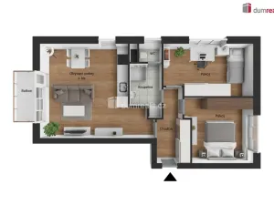 Pronájem bytu 3+kk, Hořovice, Ovesná, 72 m2