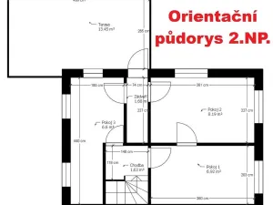 Prodej chaty, Stříbrná Skalice - Hradec, 50 m2