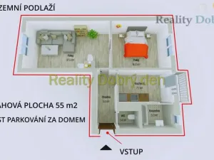 Pronájem bytu 2+1, Opava, Solná, 55 m2