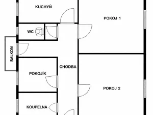 Prodej bytu 3+1, Ostrava - Přívoz, Orebitská, 90 m2