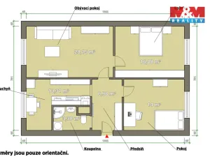 Pronájem bytu 3+1, Plzeň - Skvrňany, Macháčkova, 70 m2